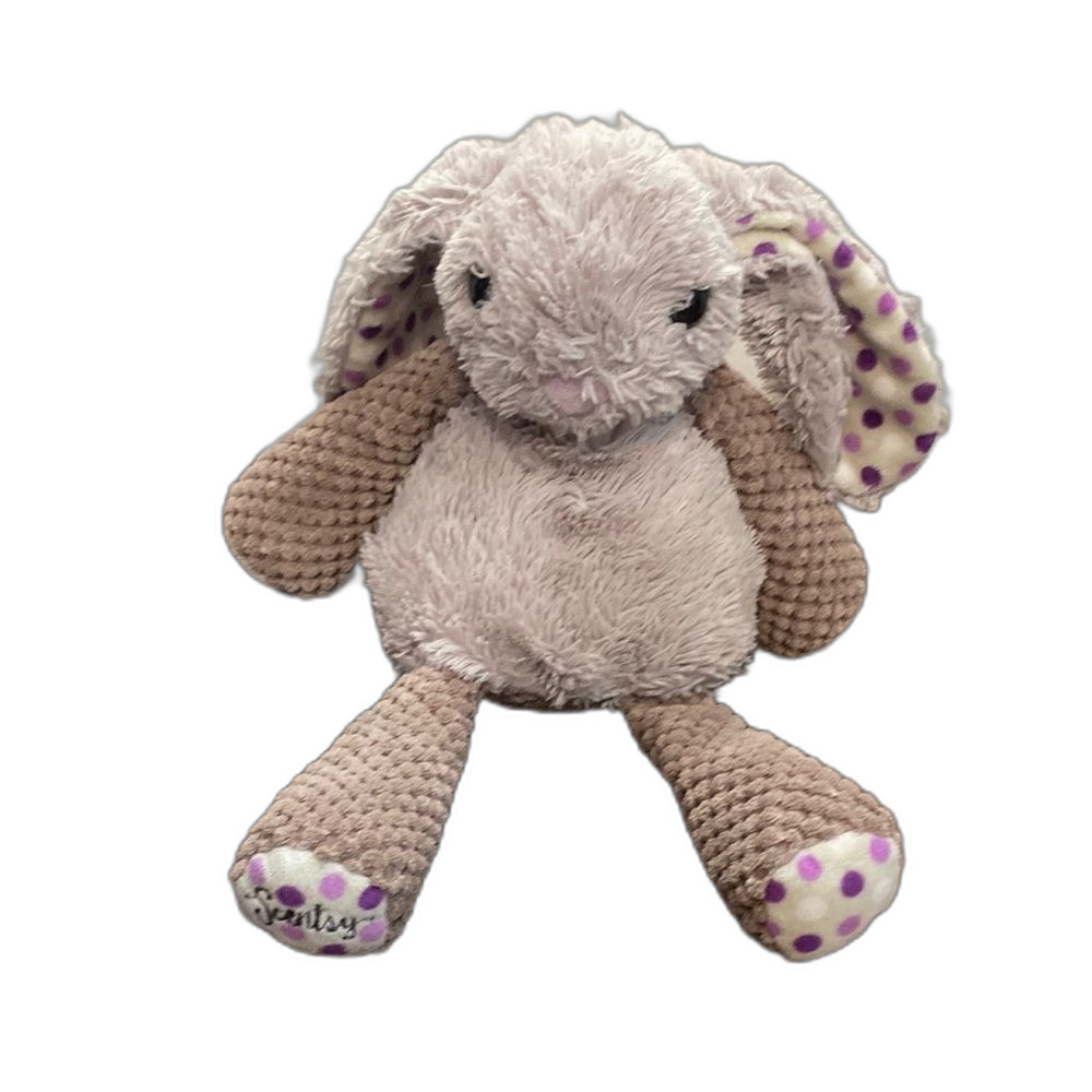 Scentsy Buddy Plush Bunny Rabbit with Patterned Fur Roosevelt